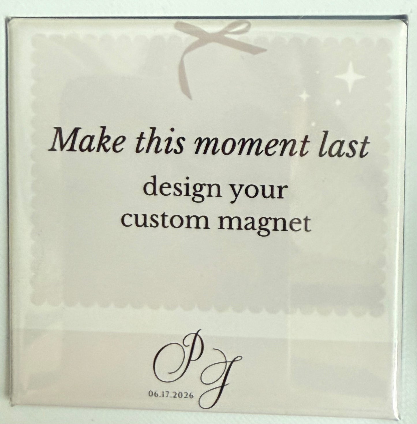 Custom Photo Magnets - Guest Favors