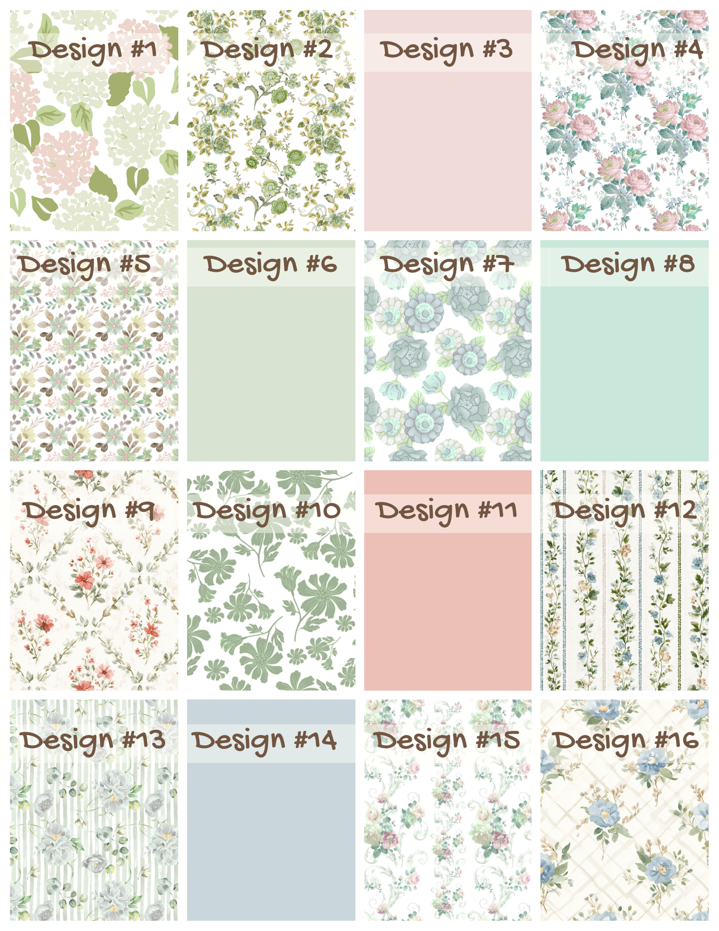 English Garden Trace & Erase Magnets