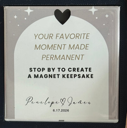 Custom Photo Magnets - Guest Favors